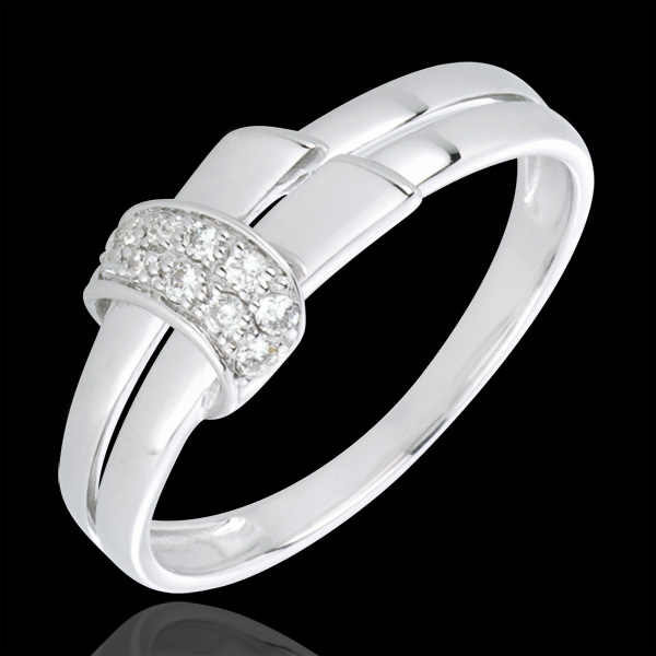 Diamantring Desira in Weißgold