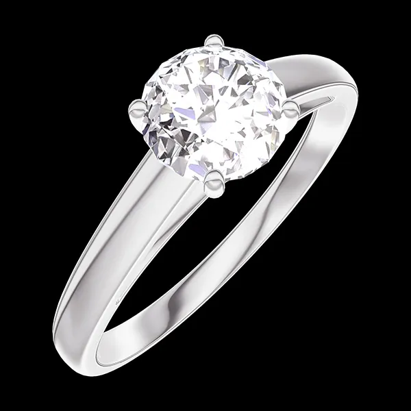 « L'Atelier » Nº164803 - Ring White gold 18 carats - Diamond white round 0.7 Carats