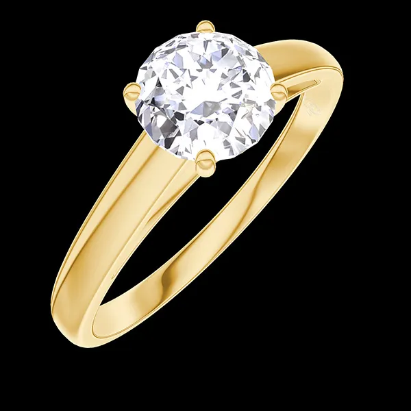 « L'Atelier » Nº184801 - Bague Or jaune 18 carats - Diamant synthétique Rond 0.7 carat