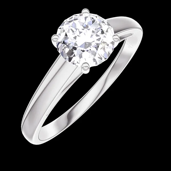 « L'Atelier » Nº184803 - Ring Witgoud 18 karaat - Laboratorium diamant rond 0.7 Karaat