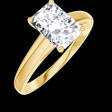 « L'Atelier » Nº185001 - Ring Yellow gold 18 carats - Laboratory Diamond Baguette 0.7 Carats