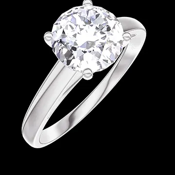 « L'Atelier » Nº187203 - Ring White gold 18 carats - Laboratory Diamond round 1 Carats