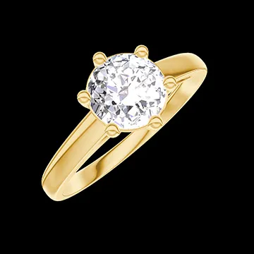 « L'Atelier » Nº418382 - Bague Or jaune 18 carats - Diamant Rond 0.7 carat