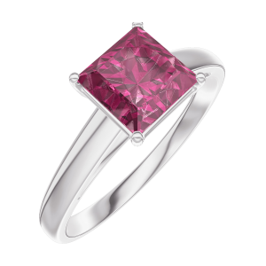 « L'Atelier » Nº167904 - Ring White gold 9 carats - Ruby Princess 1 Carats