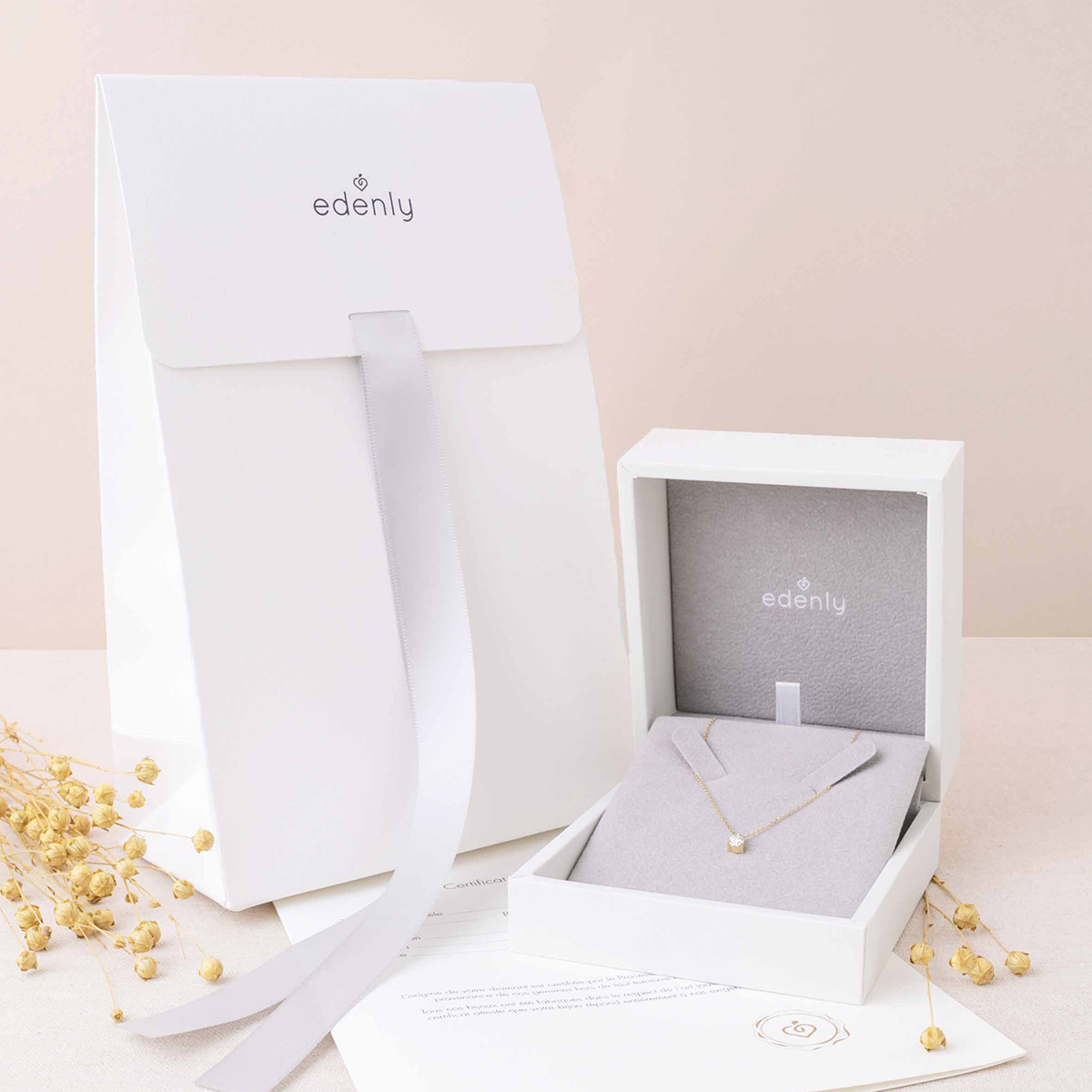 Collana Classica Box In Oro Bianco 14K – Spessore 1.0 Mm – Lunghezze Disponibili Da 40 A 76 Cm – Ideale Per Ciondoli, Con Moschettone, In Scatola Regalo