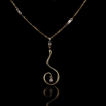 pendant snake necklace