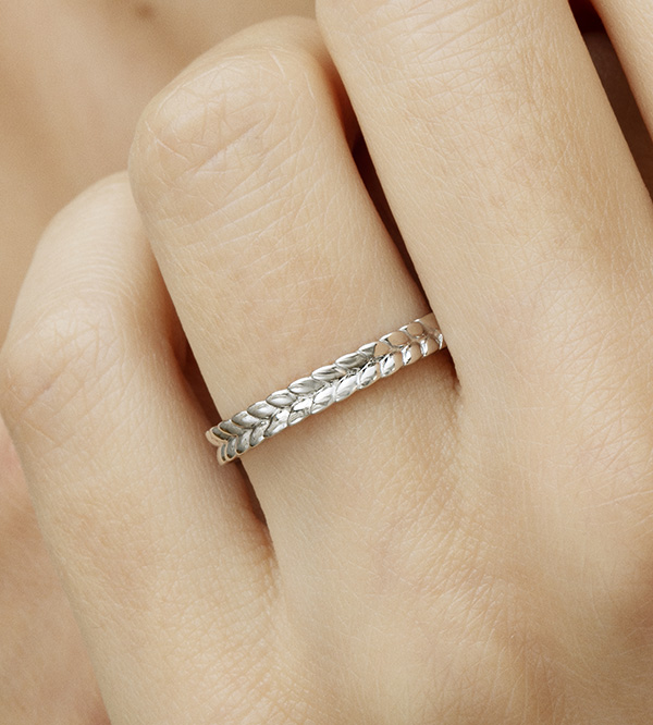 Bague Anneau En Argent Sterling 925 - Tressée Tissée - Largeur 9.8 Mm - NEUVE Avec étiquettes