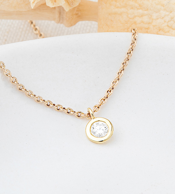 Fraicheur Nº31 - Necklace Yellow gold 9 carats