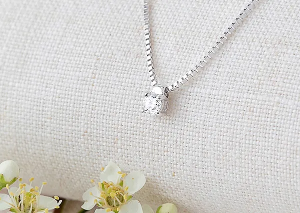 Collier Solitaire En Cristal Citrine Doré Plaqué Or 18K - Ras Du Cou élégant