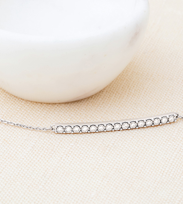 Fraicheur Nº9 - Bracelet Or blanc 9 carats