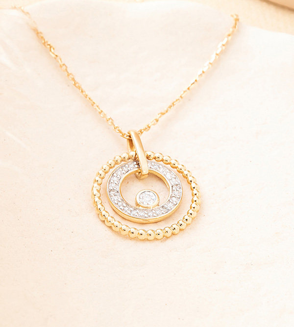 Fior di Sale Nº1 - Collana Oro giallo 9 carati