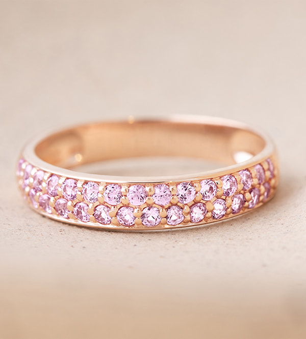 Paradijsvogel Nº3 - Ring Roségoud 9 karaat