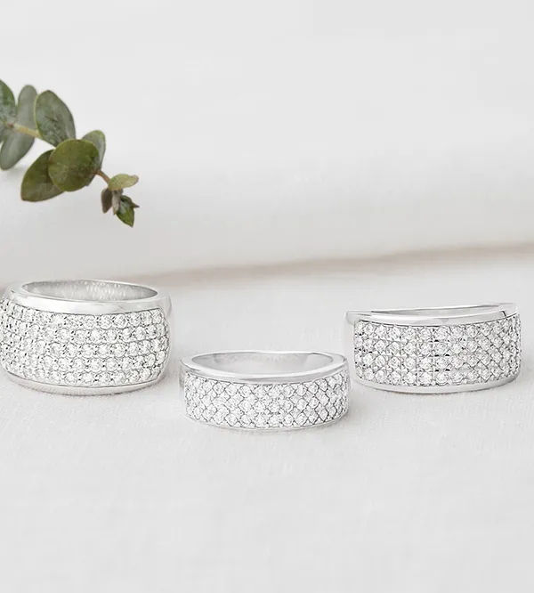 Bague Dôme étoile En Or 14k Et Diamants Naturels - Taille 7, Style Bracelet, Sur Mesure