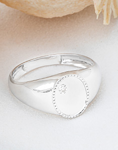 Dämmerschein Nº17 - Ring Weißgold 375/-(9Kt)