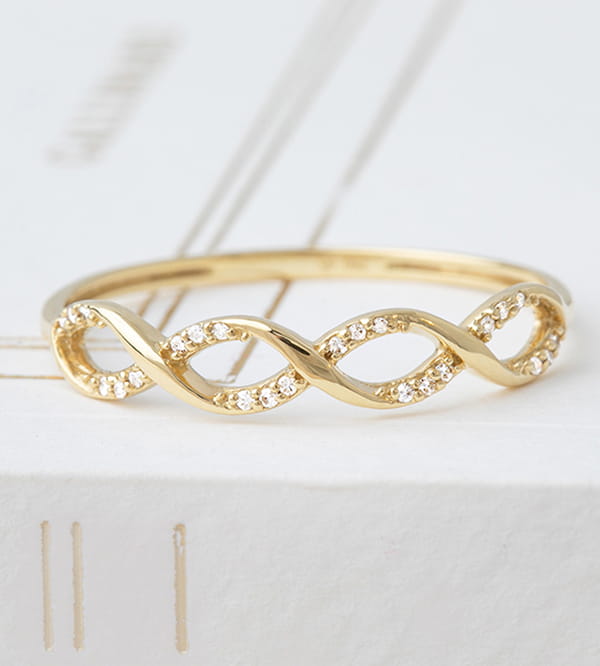 Lentekriebels Nº63 - Ring Geelgoud 18 karaat