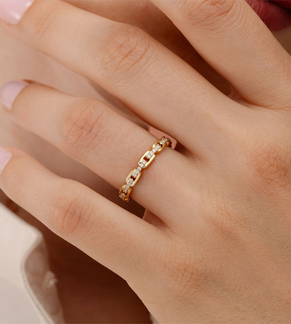 Regard d'Orient Nº1 - Bague Or jaune 9 carats