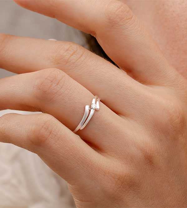 Nido Prezioso Nº70 - Anello di fidanzamento