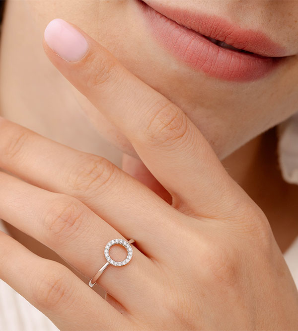 Frische Nº21 - Ring Weißgold 375/-(9Kt)