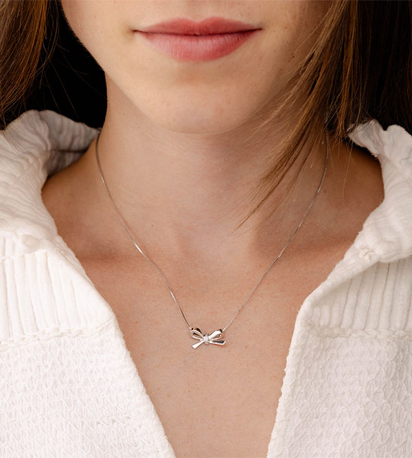 Fantasmagoria Nº5 - Collana Oro bianco 9 carati