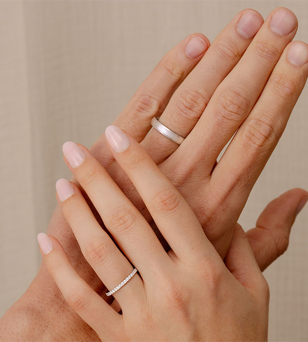 Horizon & Bettina Duo Wedding Rings
