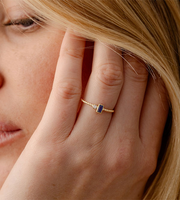 Uccello del Paradiso n. 24 - Anello di fidanzamento 