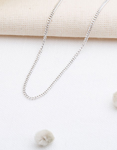 Abondance Nº32 - Chaine Or blanc 18 carats