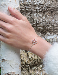 Destino Nº1 - Bracciale Oro bianco 9 carati