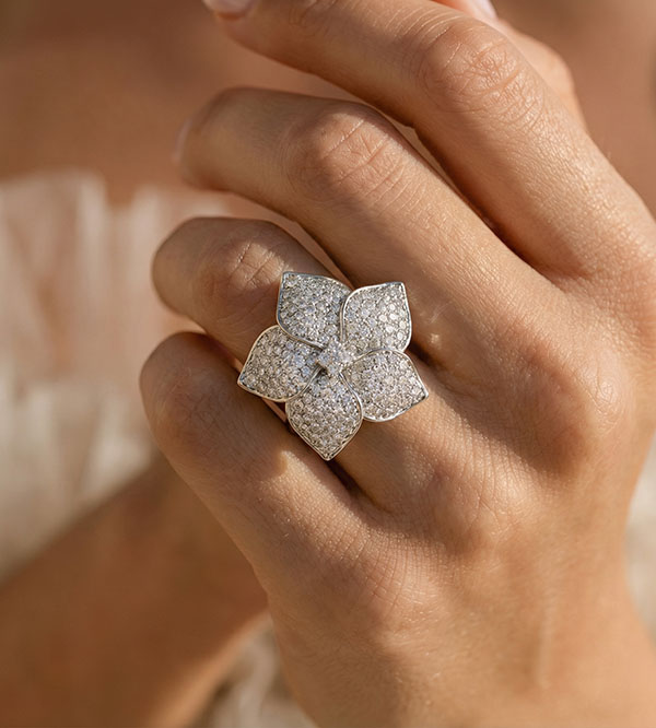 Creatie van « Atelier » nr. 8 - Ring Witgoud 9 karaat