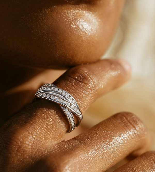 Saturne No. 31 - Ring White gold 18ct (750)