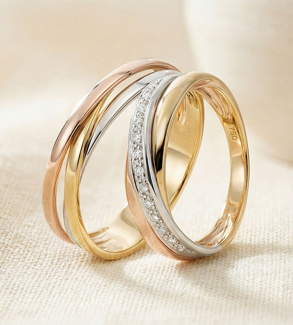Saturne Variation Duo Trouwringen