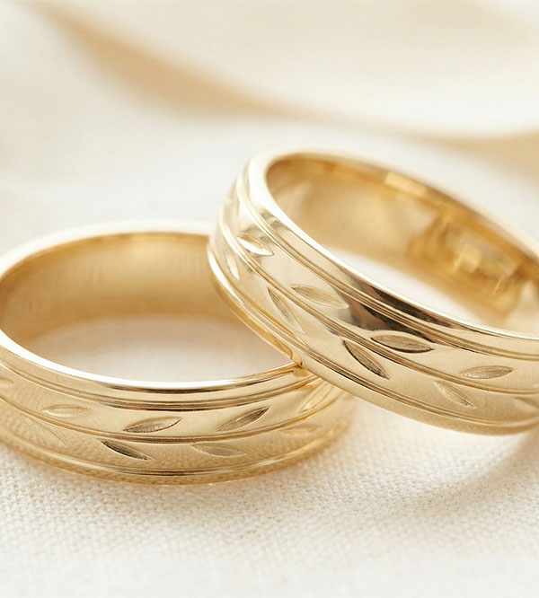 Duo Fraîcheur Trauringe – Gelbgold – 18-karätig (750/1000)