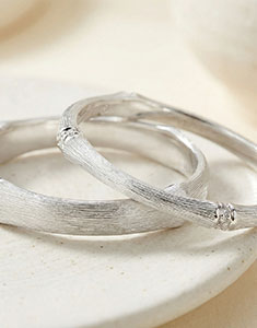 Duo Wedding Bands Jungle Sacrée