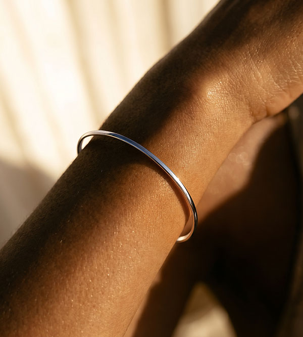 Origine No. 7 - Bangel Bracelet White gold 9ct (375)