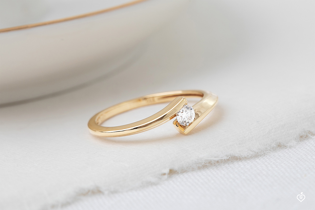 Anello di fidanzamento : anelli di fidanzamento oro e diamanti !