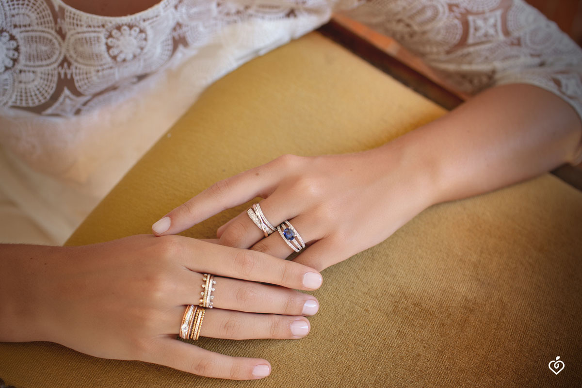 Bague Satellite Taille 54 Réglable - Couleurs Cuivre, Laiton Et Rose - Occasion