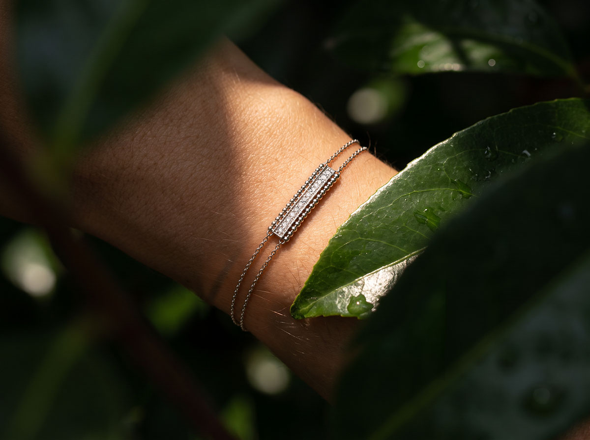 Fleur de Sel nº 3 - Bracelet Or blanc 375 ‰ (9 carats)