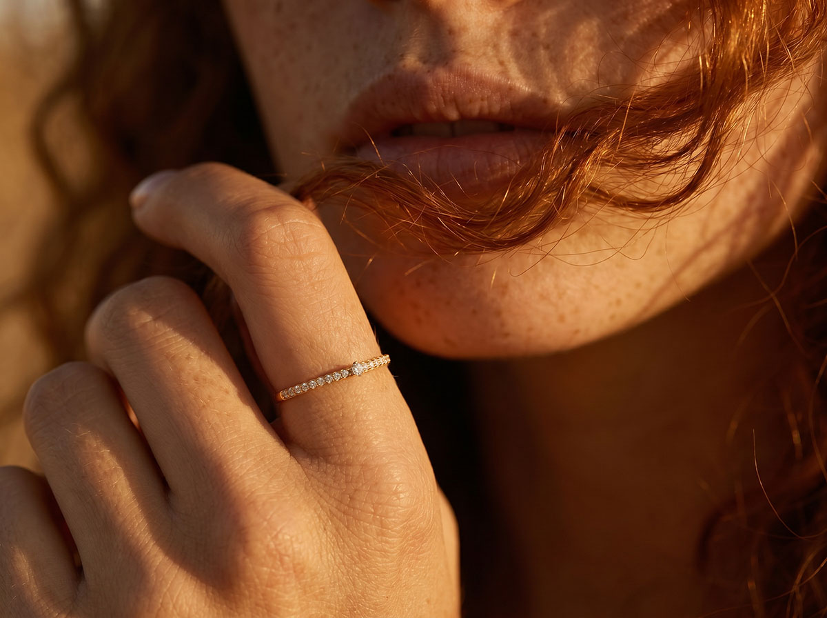 Fraicheur nº 112 - Bague de fiançailles Or jaune 375 ‰ (9 carats)