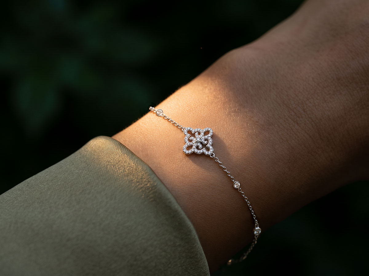Freschezza n. 11 - Bracciale Oro bianco 18 carati (750)