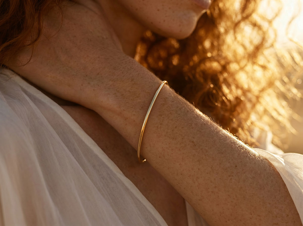 Origine n. 7 - Bracciale Rigido Oro giallo 18 carati (750)