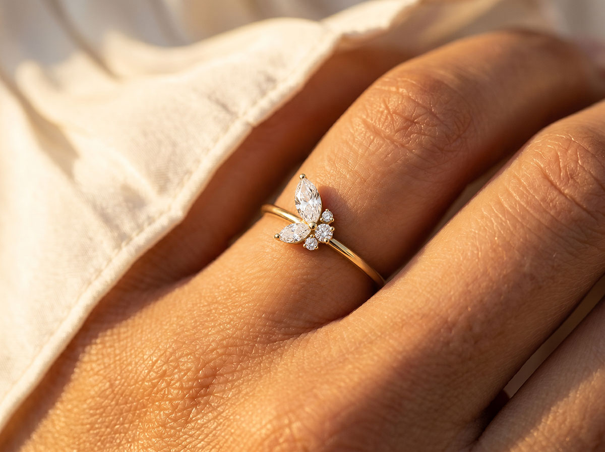 Balade Imaginaire No. 24 - Ring Yellow gold 9ct (375)