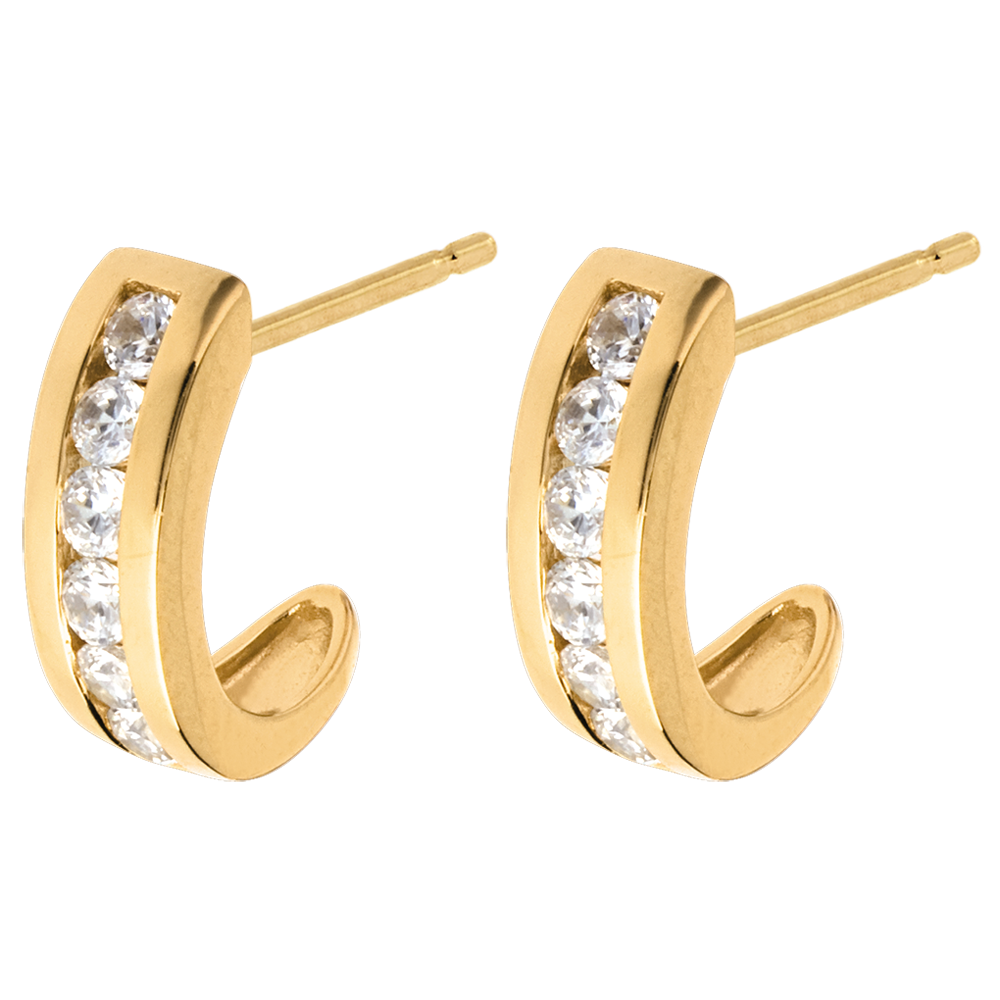 Braccialetto a 2 catene, con perle, per donna, con clip, placcato oro