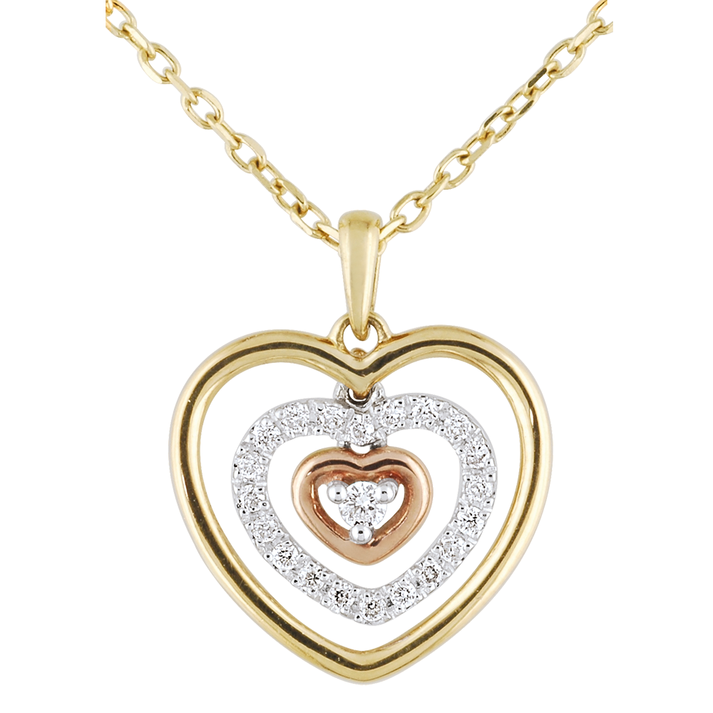 18 carati Oro rosa - Collana con pendente - 0.79 ct - Catawiki