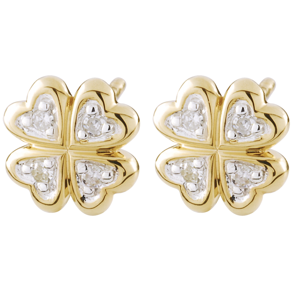 Orecchini In Oro Giallo 9kt 375 Con 1,68ct Di Zirconia / Orecchini / 1,1g