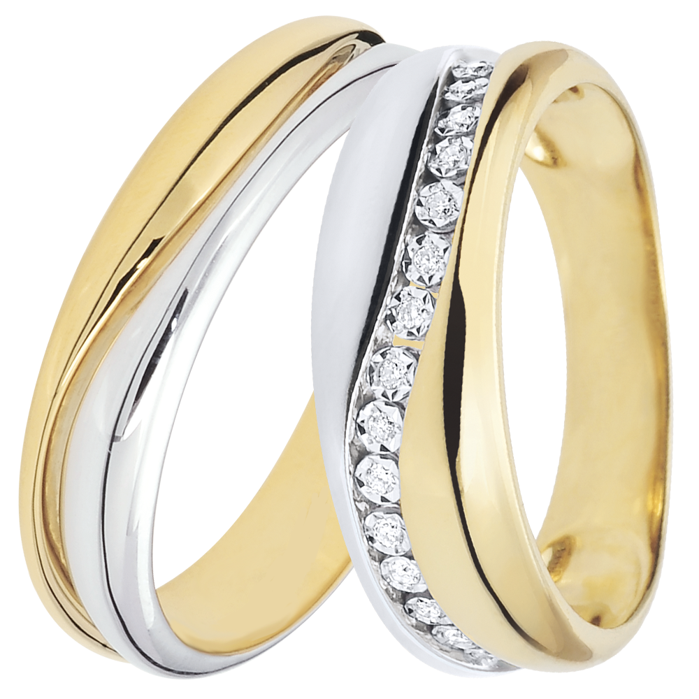 Amour Duo Wedding Bands