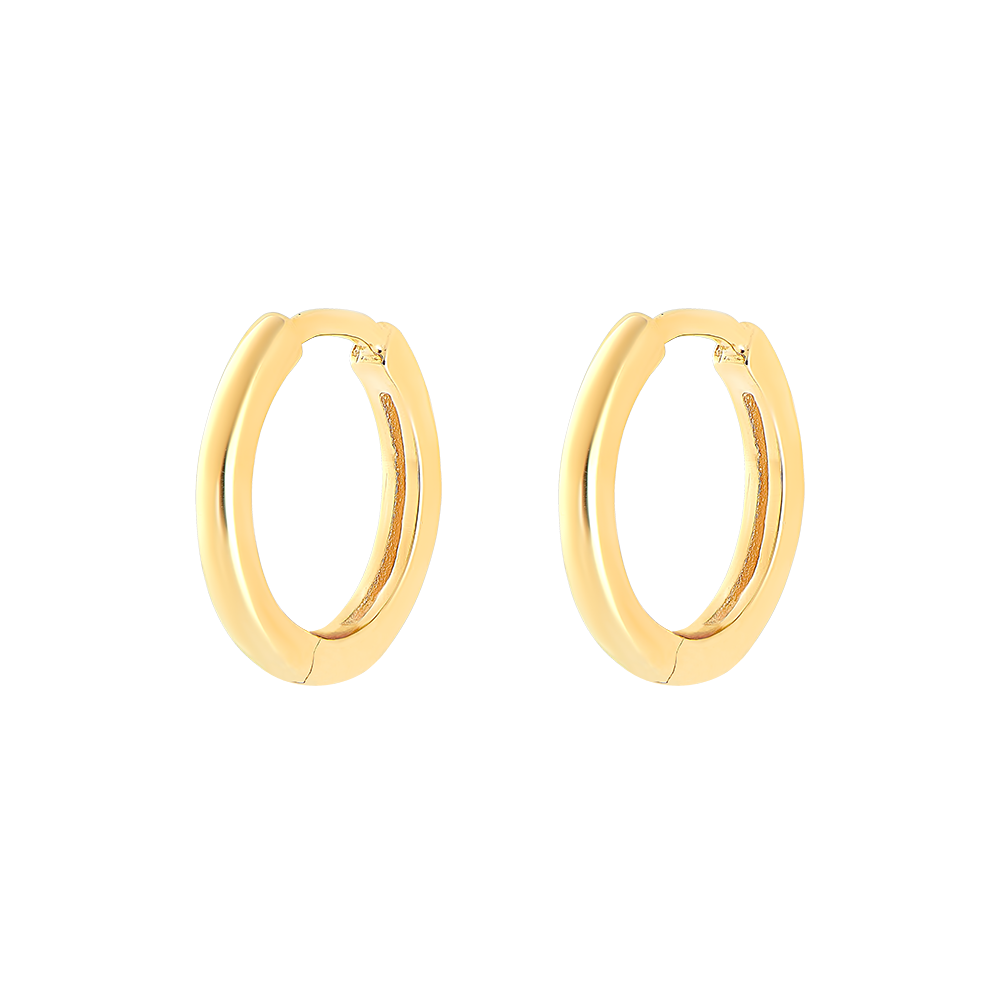 A pair of Mix earrings in 18 carat yellow gold