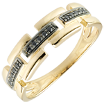 Orecchino Singolo In Oro Giallo 9 Carati Con Zircone Nero – Diametro 2,5 Mm, Chiusura A Farfalla