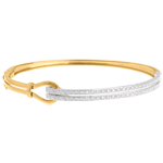 Armreif mit 54 Diamanten Agraphe in Gelbgold - 0.32 Karat