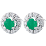 Clévia Emerald Earrings - 18 carats