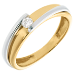 simple solitaire ring yellow gold