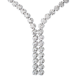 Halsketting Link Diamant - 2.4 Karaat - 76 Diamanten - 18 karaat witgoud